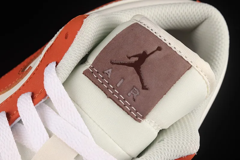 All categories Air Jordan Jordan series basketball shoes Air Jordan 1 Low Air Jordan AJ1 Low AJ1 Joe 1 white orange yellow color low-top cultural leisure sports basketball shoes CV3545-102